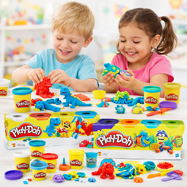 PLAYDOH OYUN HAMURU 4'LÜ