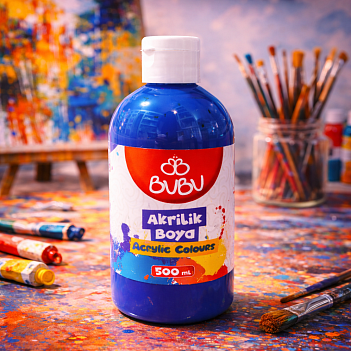 BUBU AKRİLİK BOYA 500 ML MAVİ