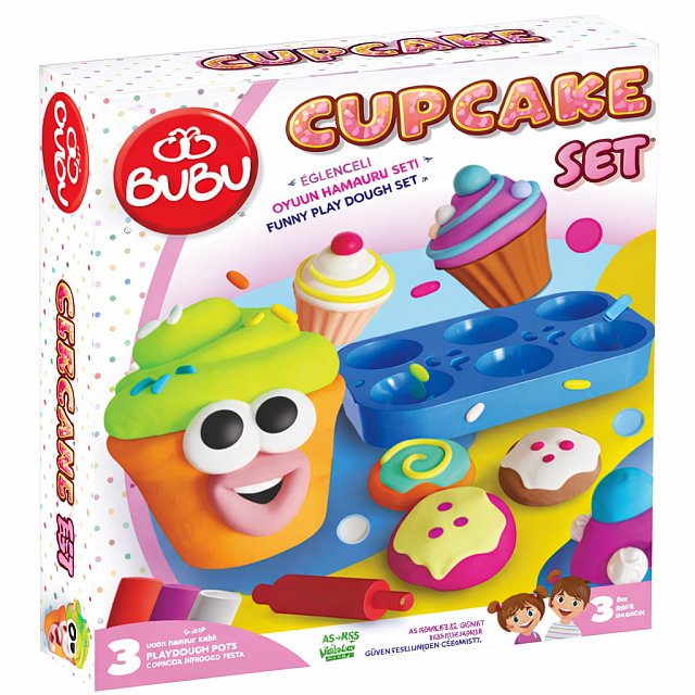 BUBU OYUN HAMURU SETİ CUPCAKE (S)