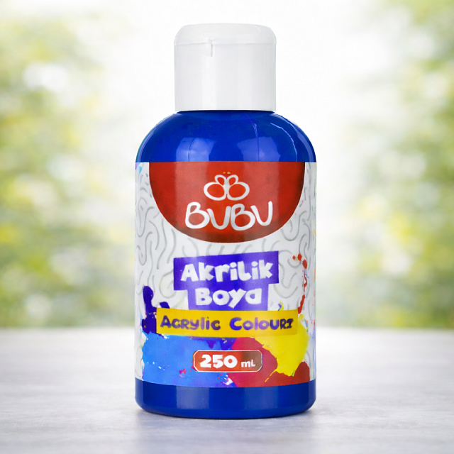 BUBU AKRİLİK BOYA 250 ML MAVİ