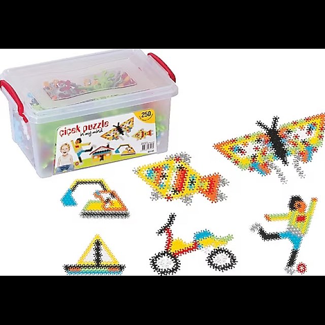 Çiçek Puzzle Küçük Box (250 Parça)