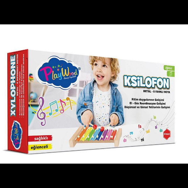 Ksilofon Metal 8 Notali Kutuda