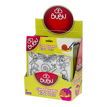 Bubu Cam Boyama Seti